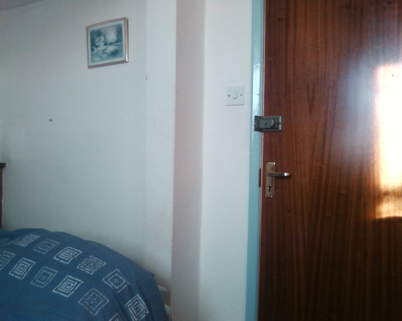 Skegness - accommodation, door is locked.jpg